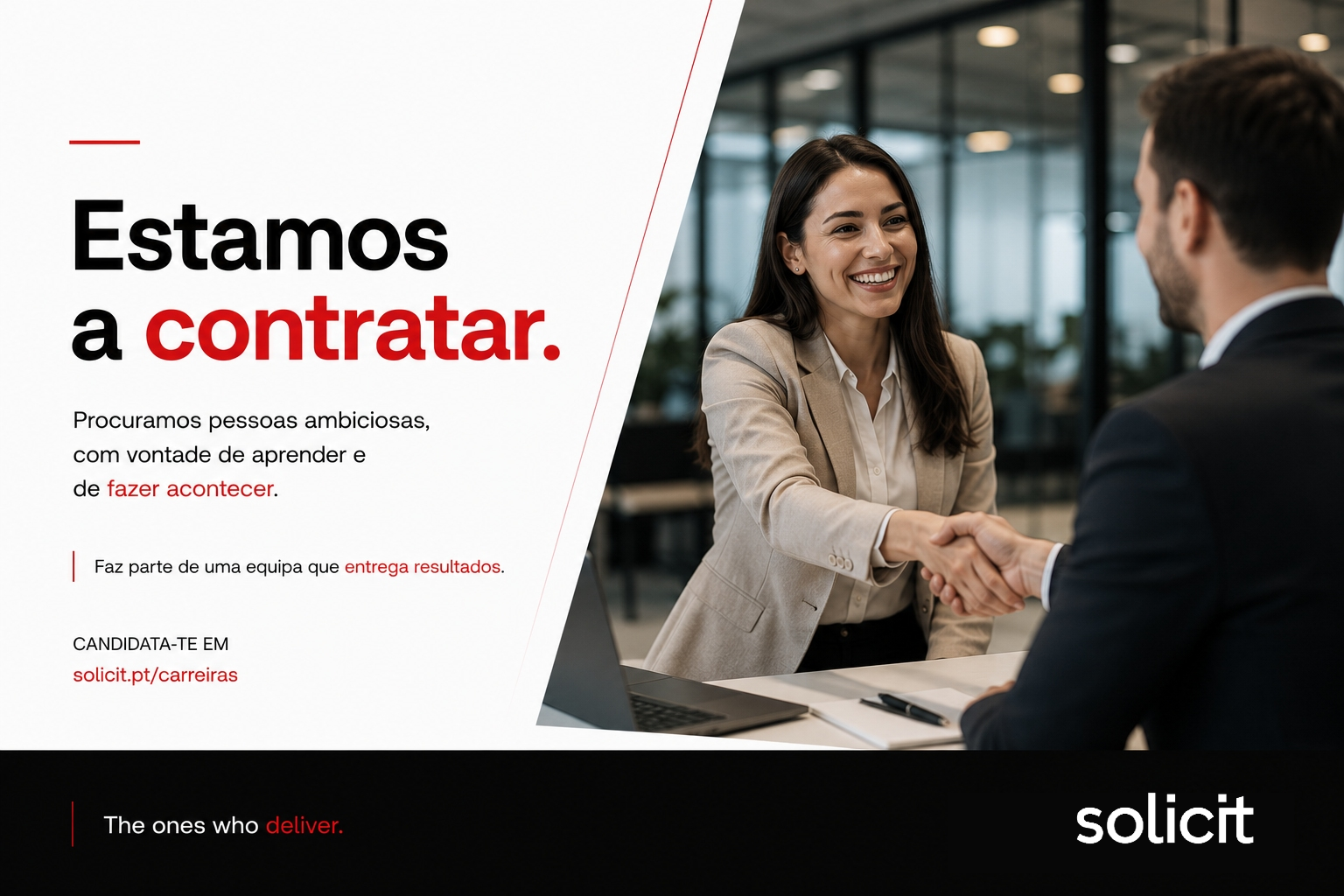 Estamos a contratar — Gestor de Contacto Pessoal