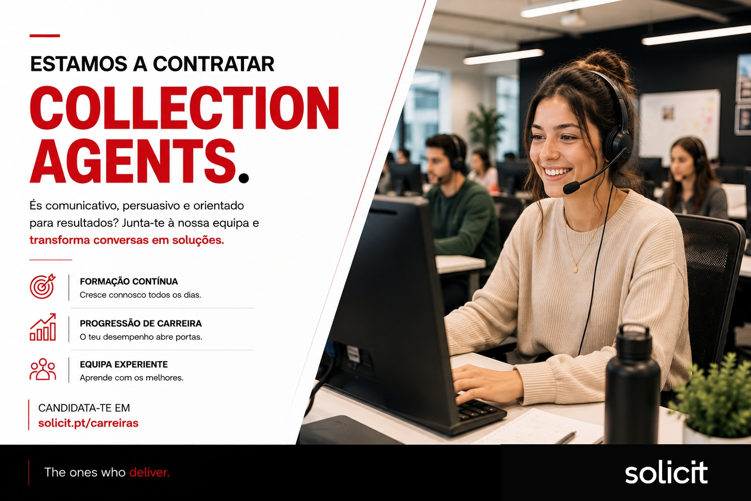 Estamos a contratar — Collection Agents